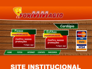 SITE INSTITUCIONAL COM PAINEL DE CONTROLE